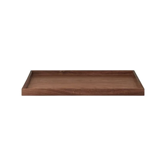 Bandeja AYTM Unity, nogal, largo 52 cm, ancho 52 cm, madera