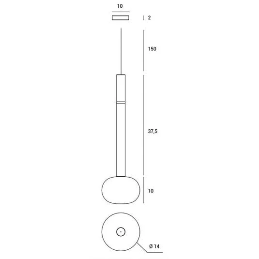 Lámpara colgante Mose, dorada, altura de la pantalla 48 cm, 1 luz, cristal