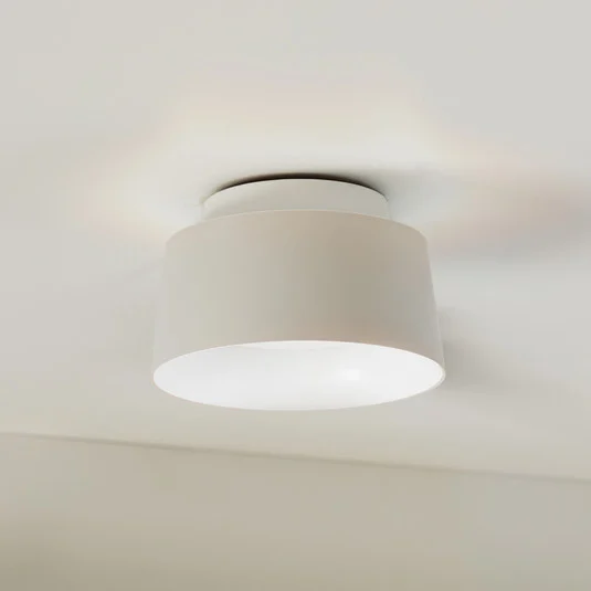 LOOM DESIGN Plafón LED Cookie, aluminio blanco Ø 15 cm