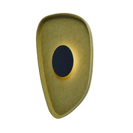 Aplique de pared LED LOOM DESIGN Cozy, verde, fieltro, 40 x 31 cm