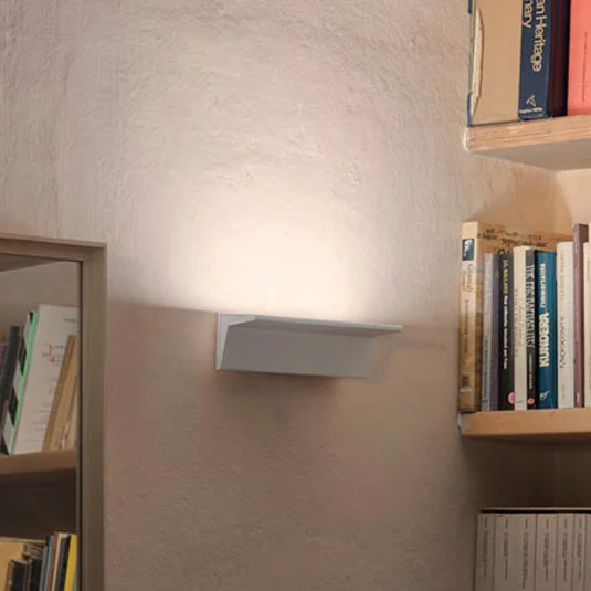 Aplique de pared LED Nemo Zena, blanco, 2.700 K, IP20, atenuable