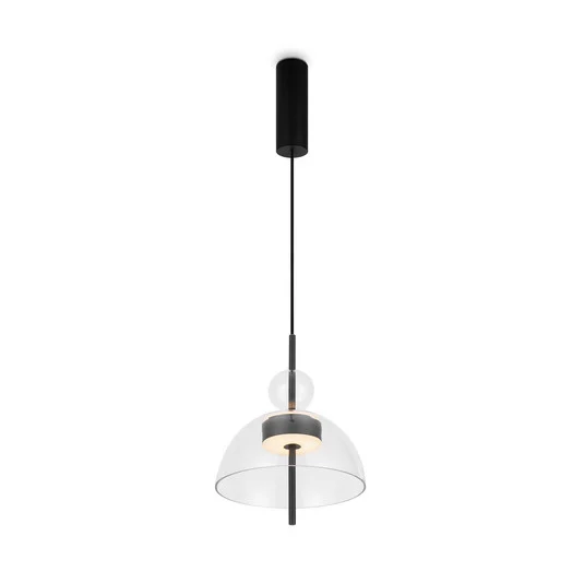 Maytoni Bangkok, forma esférica, transparente, Ø 25 cm, vidrio