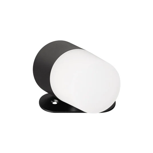 Proyector LED recargable de pared Magnetics, blanco/negro, atenuable, CCT,