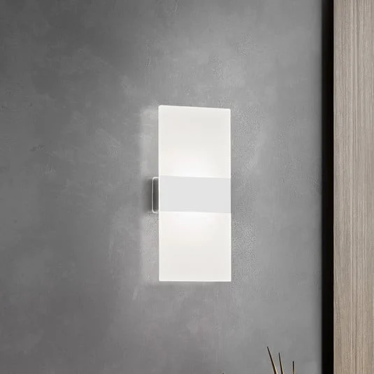 Aplique de pared LED recargable Magnetics, blanco, atenuable, 22,5 cm de