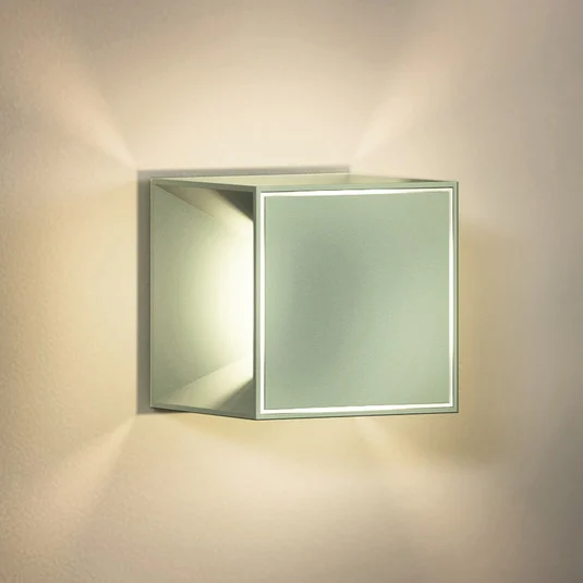 Nutalis mini lámpara de mesa LED recargable, verde, IP54, atenuable