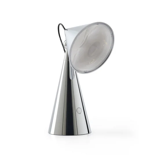 Lámpara de mesa portátil Pose Silver - Tom Dixon
