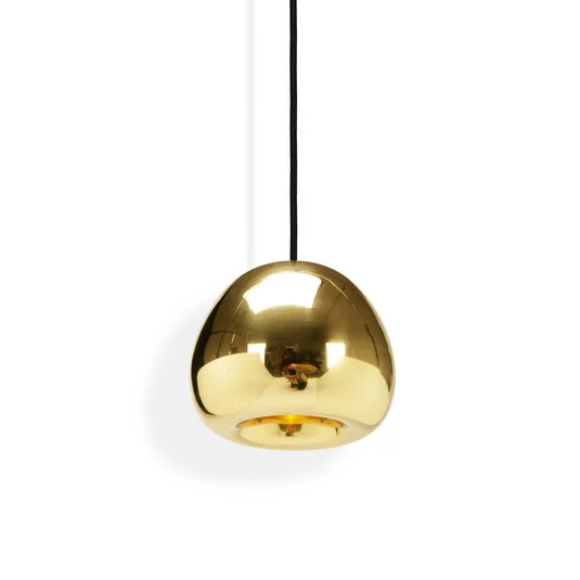 lámpara colgante LED Void mini, Ø 15 cm, latón - Tom Dixon