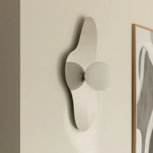 Aplique de pared Illusion cromada y cristal 60 cm - Globen Lighting