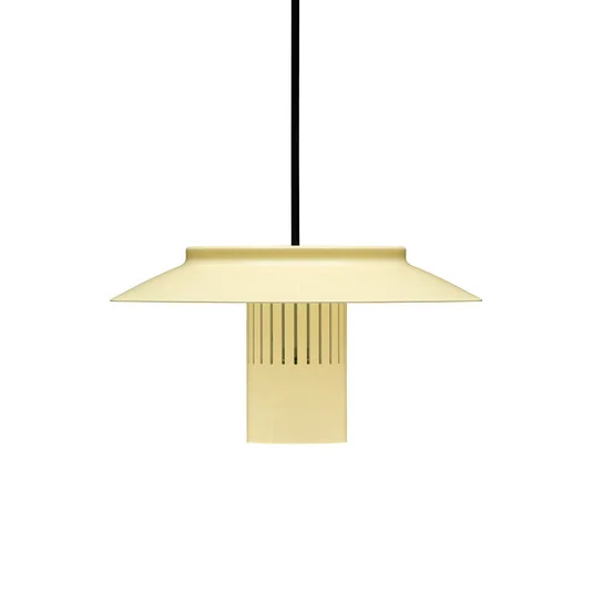 Lámpara colgante Lille 24, vainilla, aluminio, Ø 24 cm - Pholc