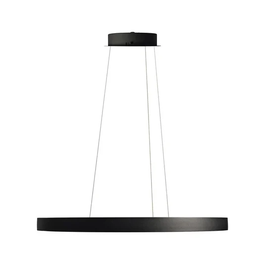 Lámpara colgante LED Gloria, Ø 80 cm, metal, blanco - Antidark