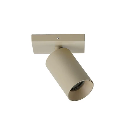 SpotOn1 Foco, metal, beige, ancho 9 cm - Antidark