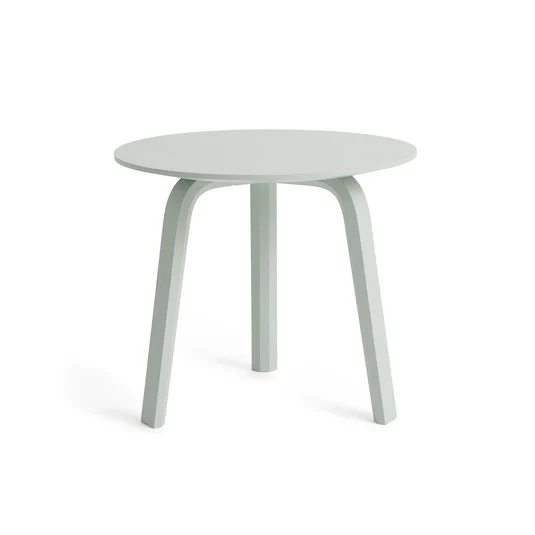 Mesa de centro Bella, verde claro, Ø45 x H39 cm, roble - HAY