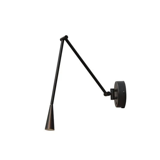 Aplique de pared SNAKE, negra, metal, G9 - 101 Copenhagen