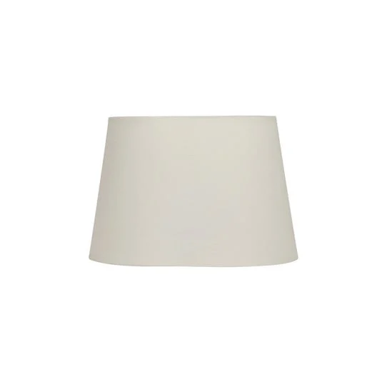 Pantalla de lámpara ovalada Basic, blanca, 20 cm de largo - Watt & Veke