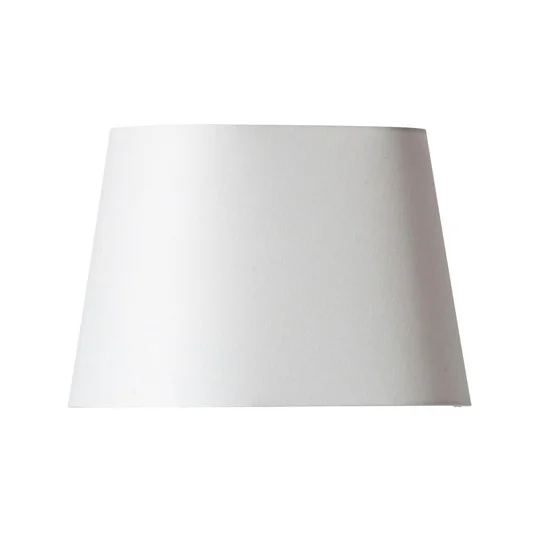 Pantalla de lámpara ovalada Basic, blanca, 38 cm de largo - Watt & Veke