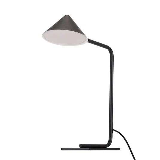 Lámpara de mesa Kuro, negra, 40 cm, metal, G9 - Watt & Veke