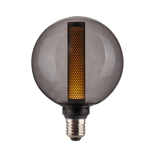 Bombilla LED Colors Core G125, E27, color ahumado, 2200 K, 3 W - Halo Design