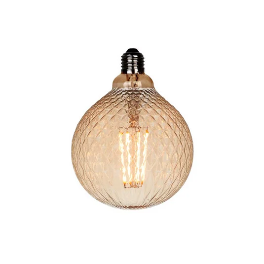 Bombilla LED Colors Facet G125, E27, ámbar, 1.800 K, 2 W - Halo Design