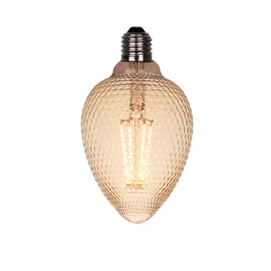 Bombilla LED Colors Facet G100, E27, ámbar, 1.800 K, 2 W - Halo Design
