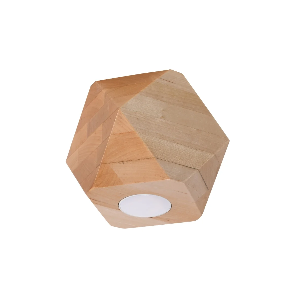 Lámpara de techo Woody 1 de madera natural