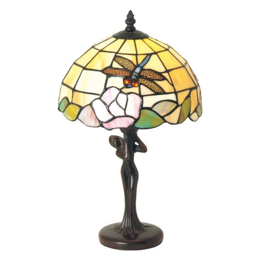 Lámpara de mesa Sirin de estilo Tiffany