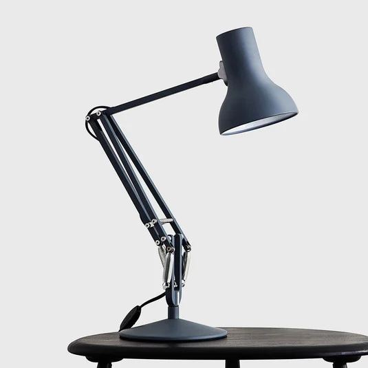 Lámpara de mesa Anglepoise Type 75 Mini, color gris pizarra