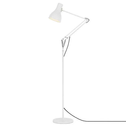 Anglepoise Tipo 75 lámpara de pie blanco alpino