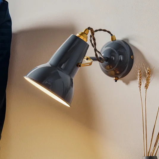 Aplique de pared Anglepoise Original 1227 Brass gris