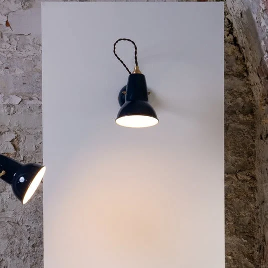 Anglepoise Original 1227 Brass pared azul tinta