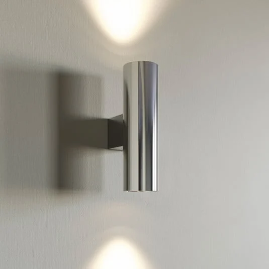 Aplique de pared Euluna Marion, 2 luces, cromado