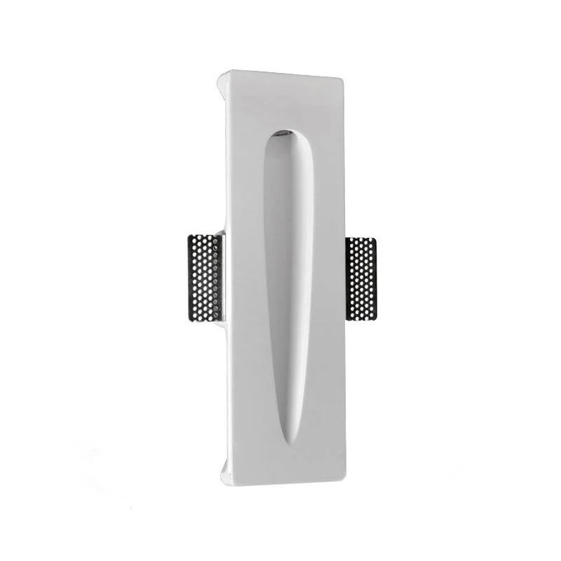 Aplique de pared empotrable de escayola "GOTA" - 1W - Trimless / integración