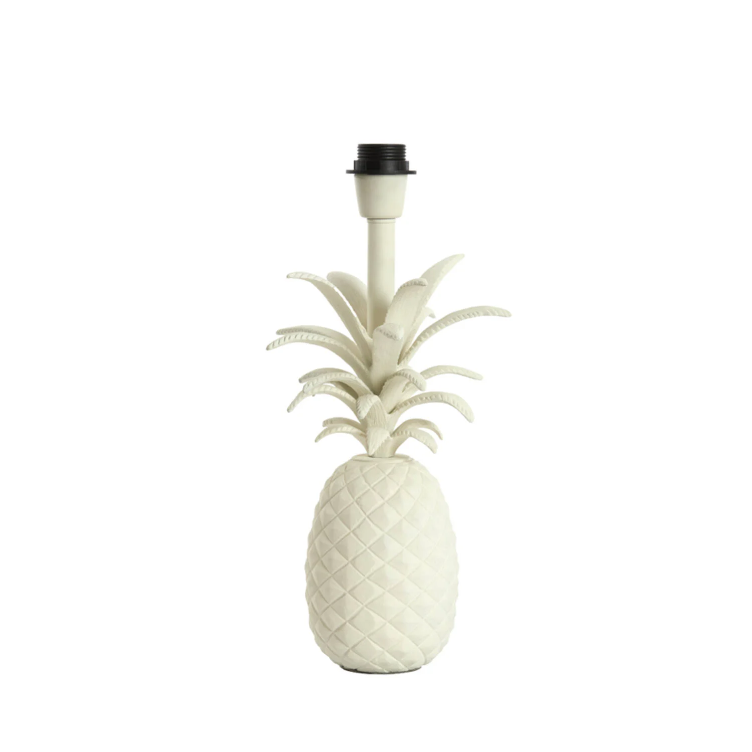 Base de lámpara en forma de piña blanca Light & Living Pineapple