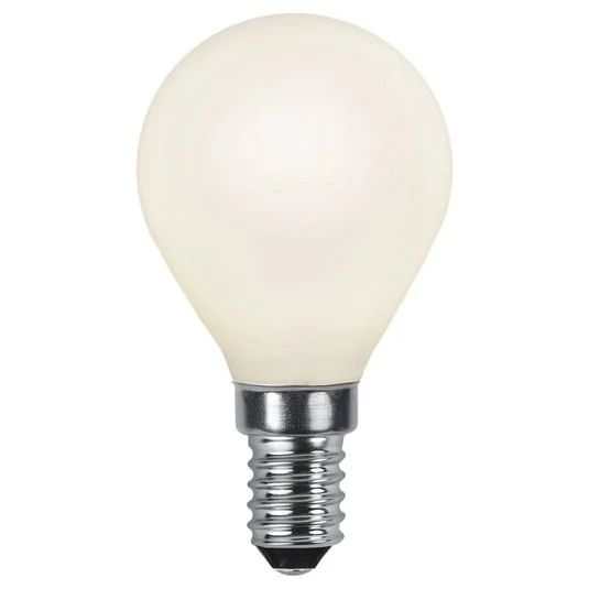 Bombilla a gota LED E14 2.700K opal Ra90 3W