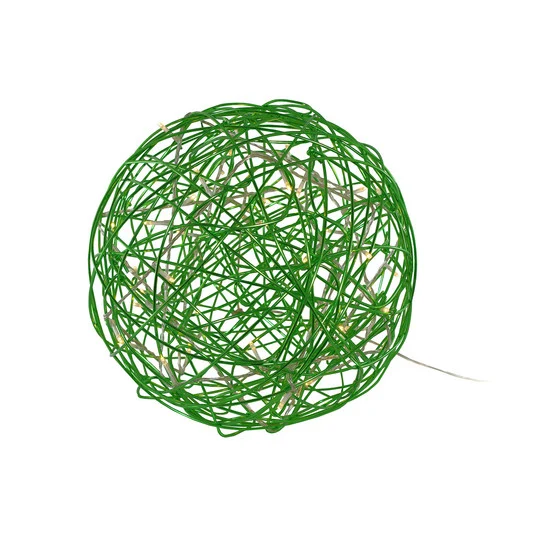 Bola LED de diseño 3D Galax Fun, Ø 30 cm, verde