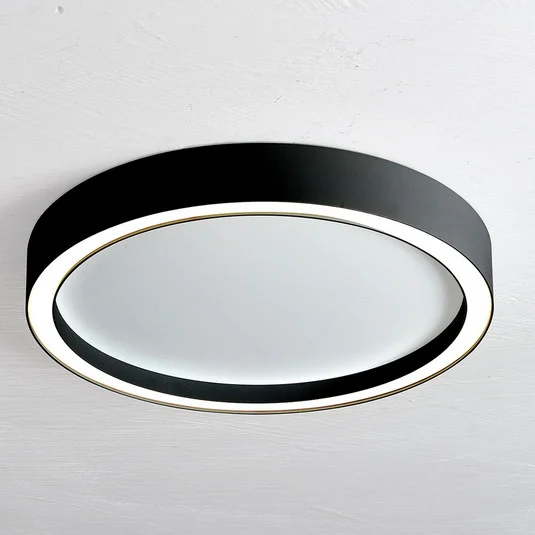 Bopp Aura plafón LED Ø 30cm blanco/negro