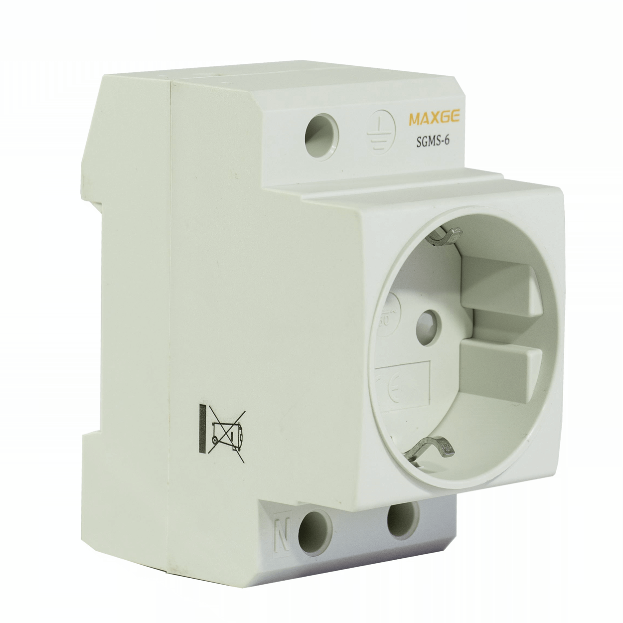 Enchufe Tipo F Schuko 230V AC 16A para Cuadro Eléctrico