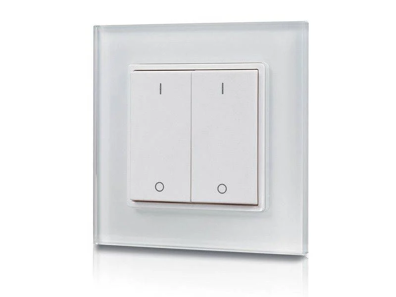 Mecanismo RF pulsador Interruptor regulador monocolor para iluminación LED 2 teclas SUNRICHER - Perfect RF