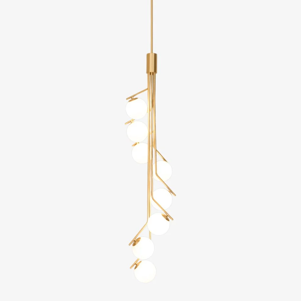 Lustra Lámparas de araña Dorado Rama Globo LED