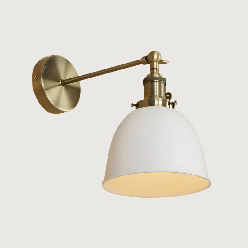 Doma: Aplique de Pared Vintage LED de Metal con Diseño de Domo