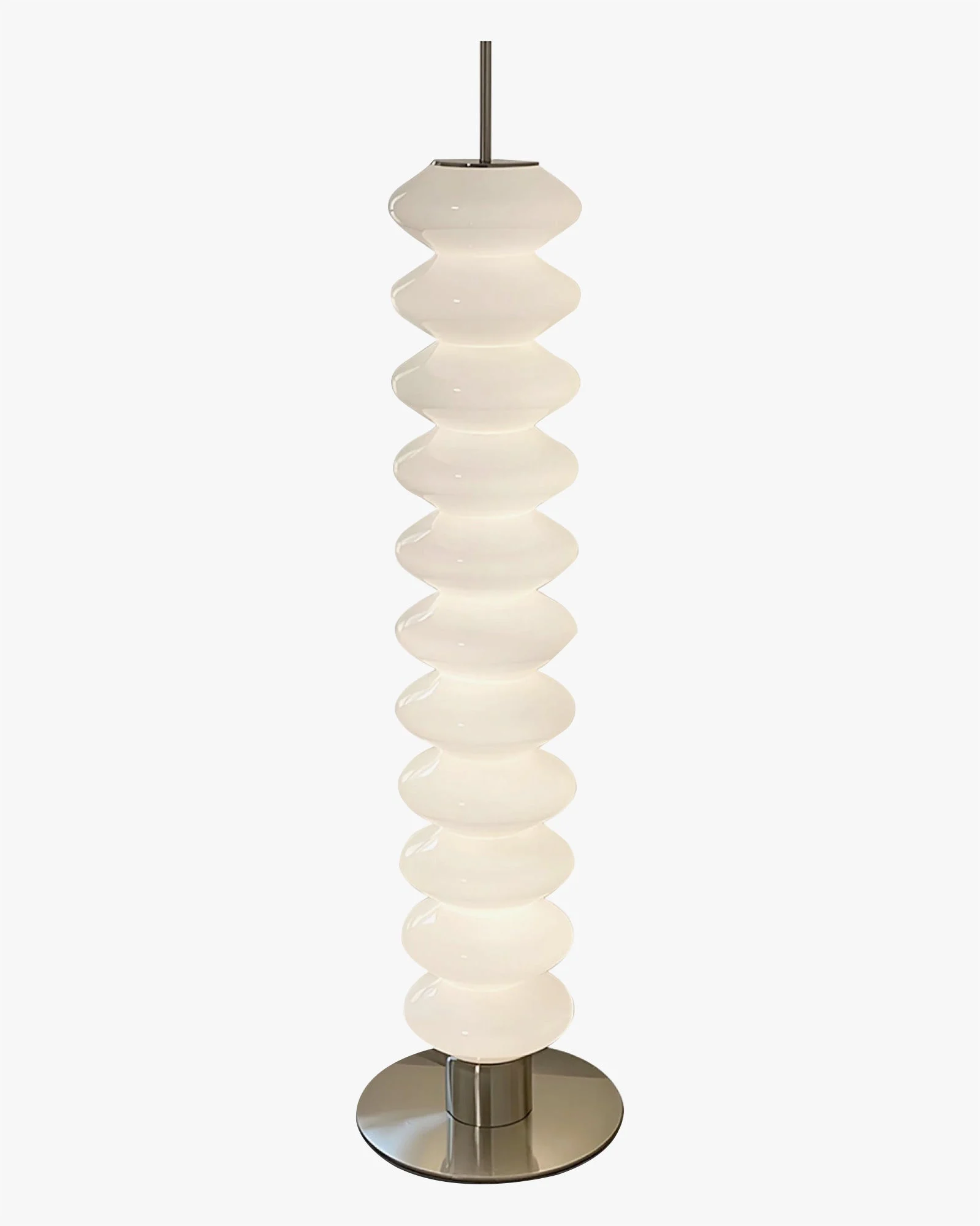 WOMO Lámpara de pie con bolas de cristal apiladas - WM7127