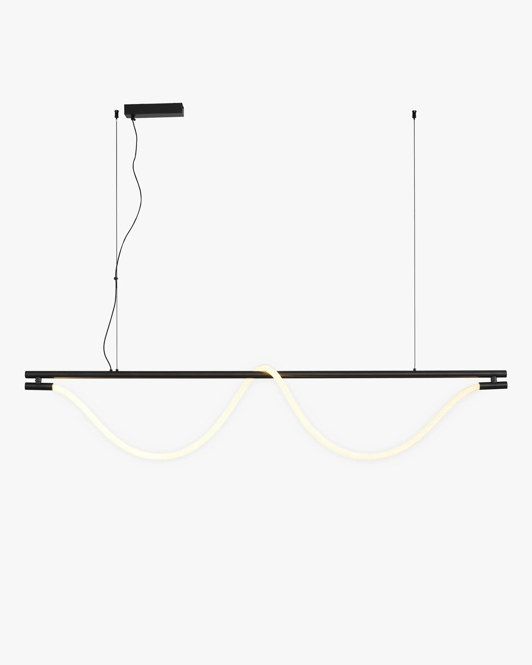 Lámpara de araña lineal LED WOMO Rope - WM2742