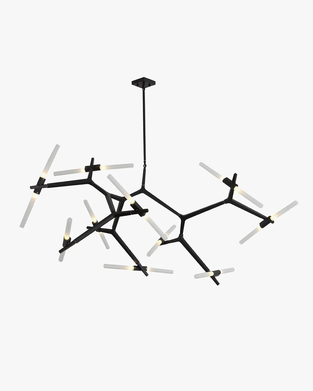Lámpara de araña de rama dorada ajustable WOMO-WM2511