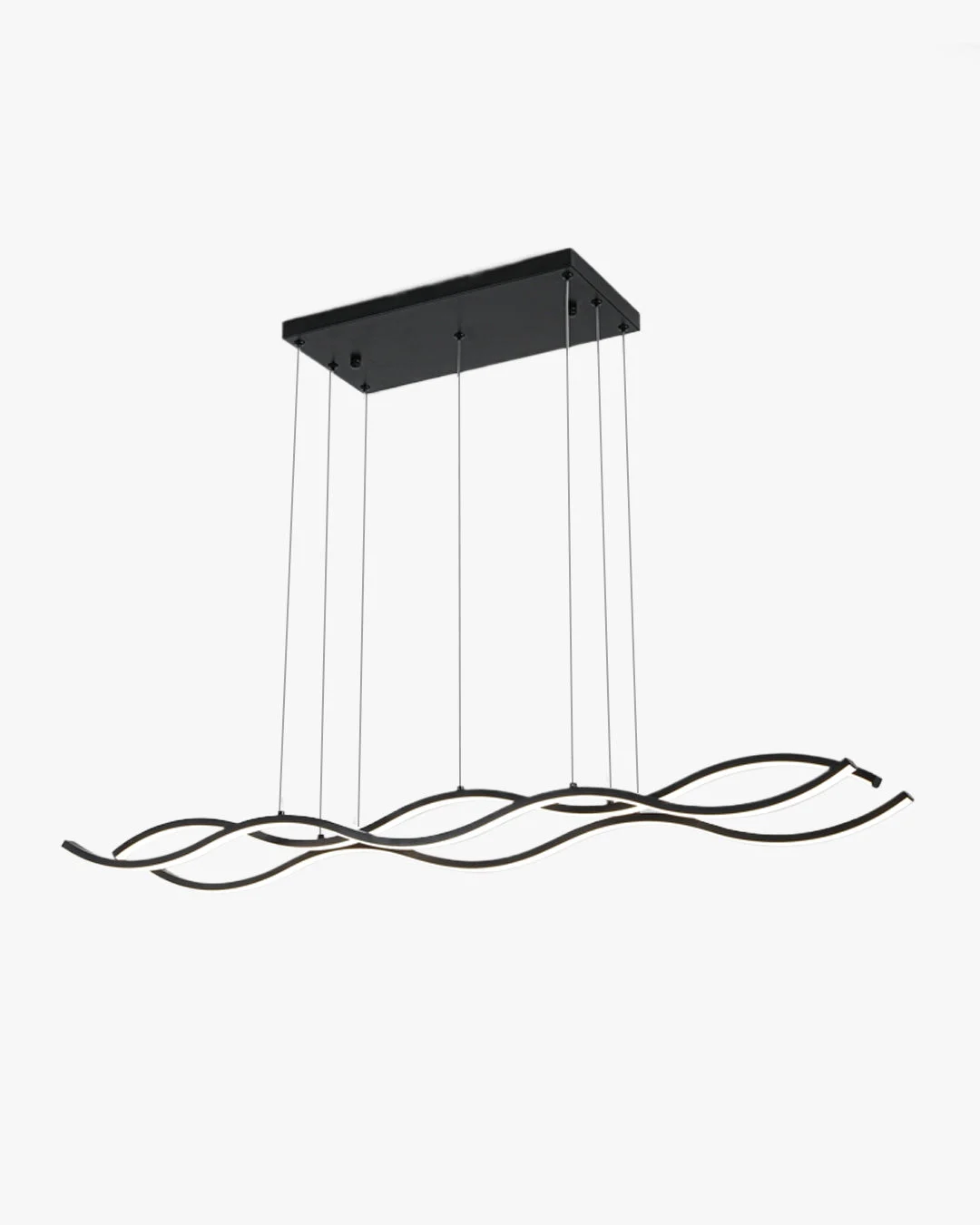 Lámpara de araña LED ondulada WOMO-WM2774
