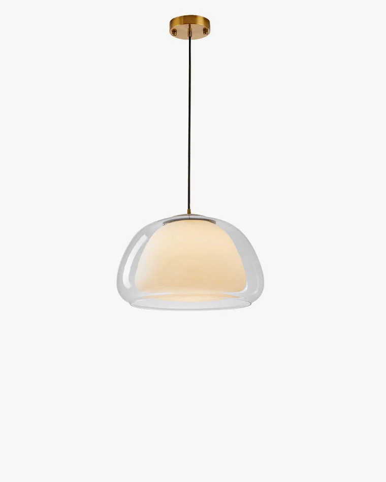 Lámpara colgante de cúpula de cristal WOMO-WM2537
