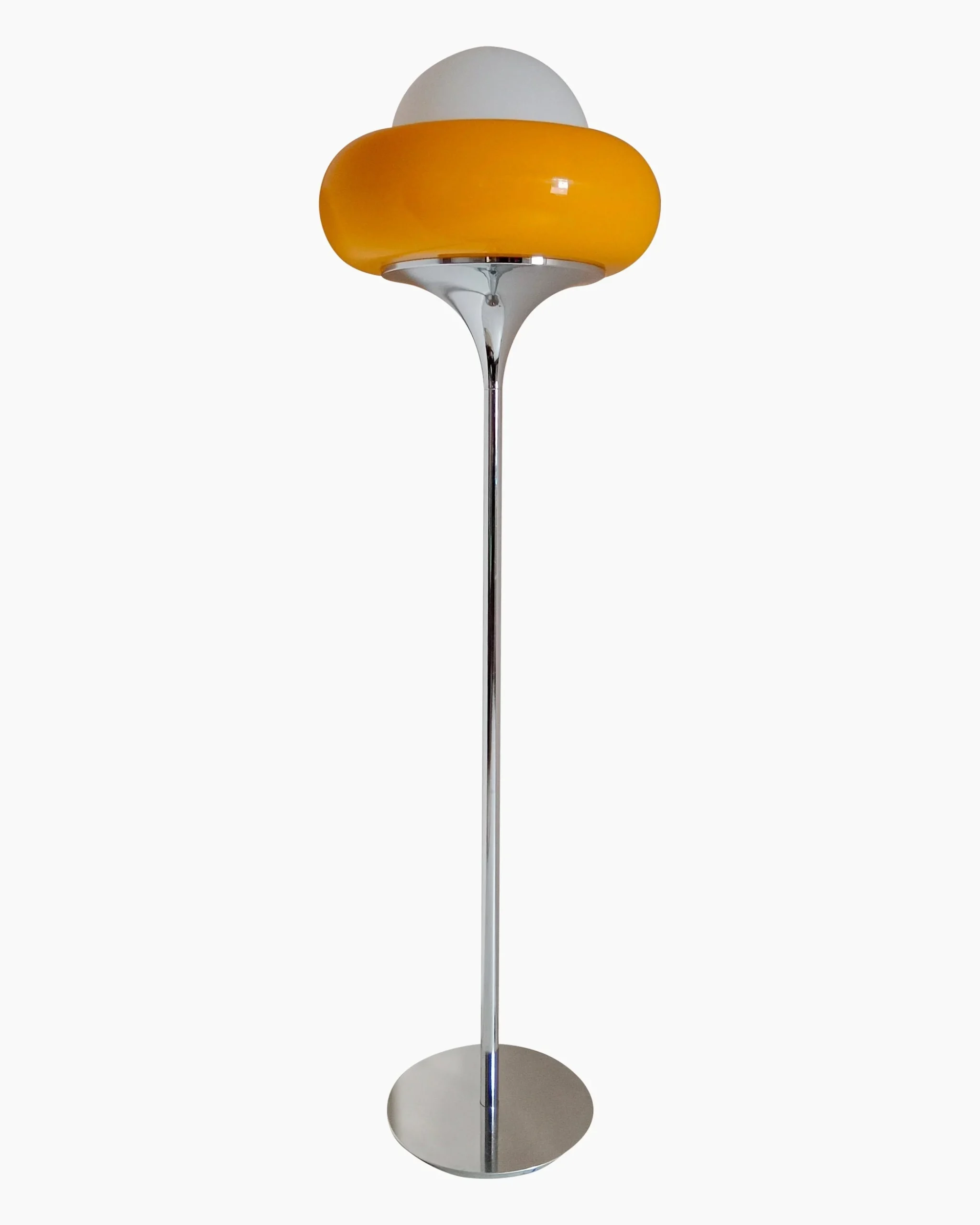 WOMO Lámpara de pie Torchiere naranja - WM7092