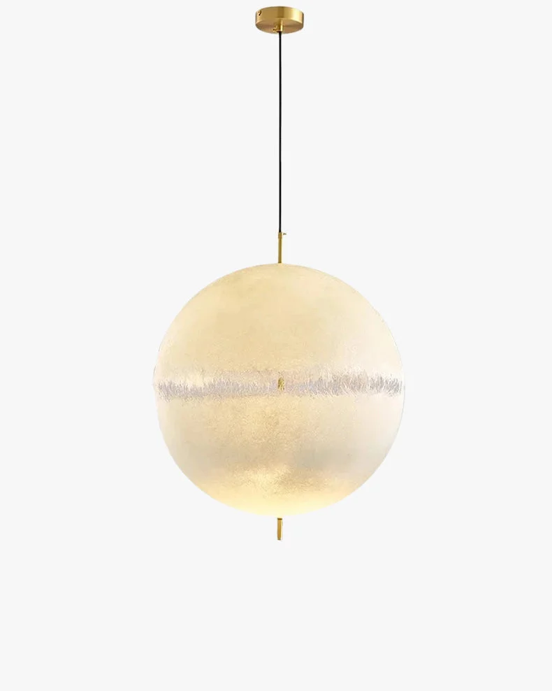 Lámpara colgante WOMO de fibra de vidrio con forma de globo - WM2577