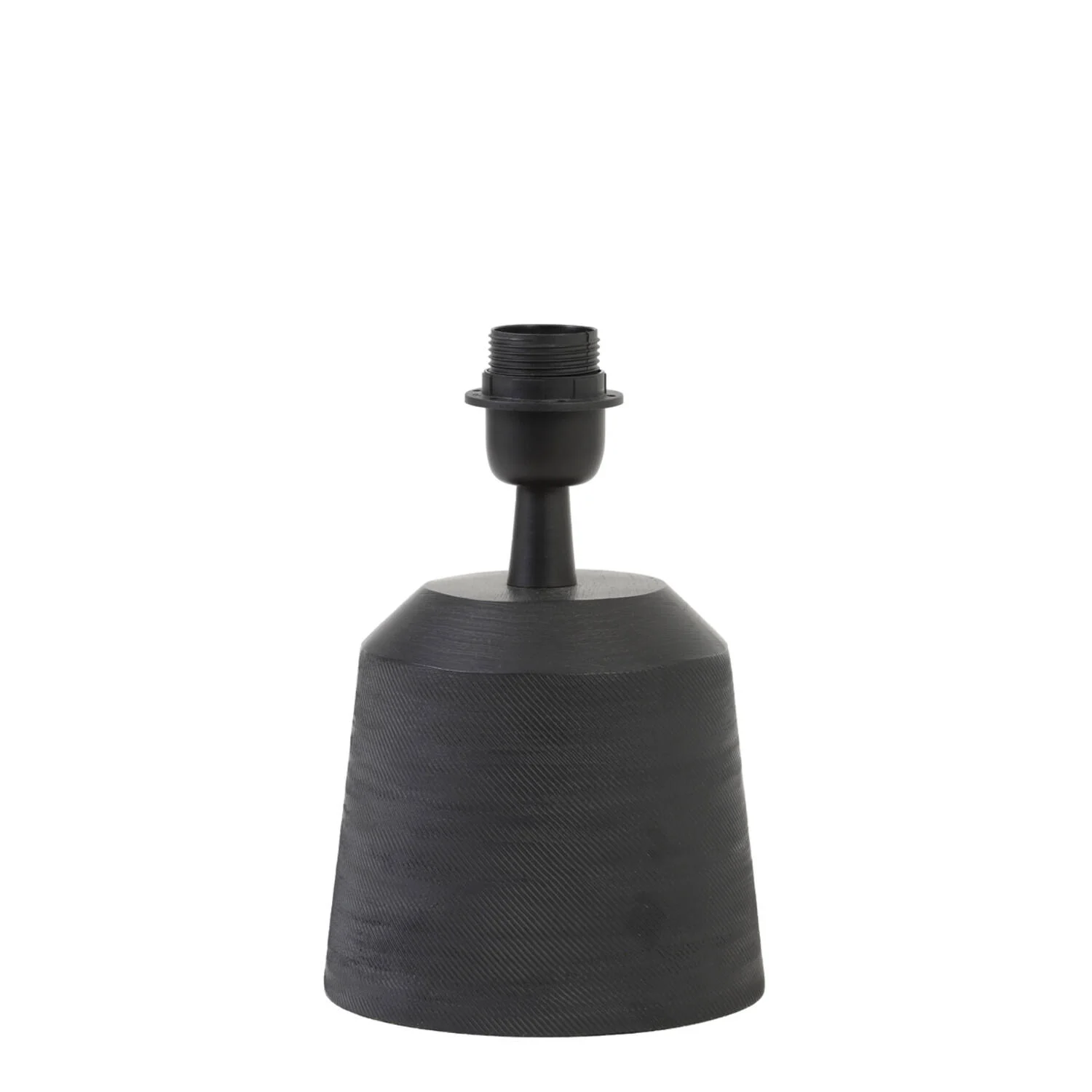 Lámpara de mesa de plástico negra Light & Living Lilou