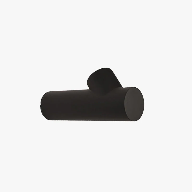 Ray Moderno Tubular Metal LED Aplique de Pared Exterior Negro/Blanco