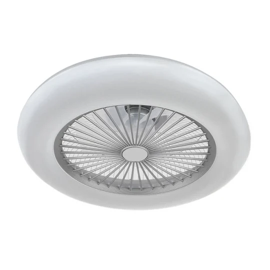 Ventilador de Techo LED 48W Plata DC 3600LM Ultra Silencioso con Mando a Distancia