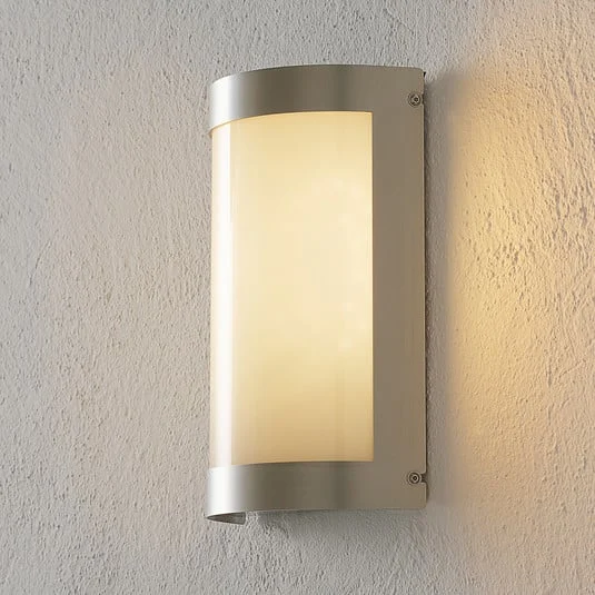Lámpara LED con sensor Aqua Marco, acero inoxidable
